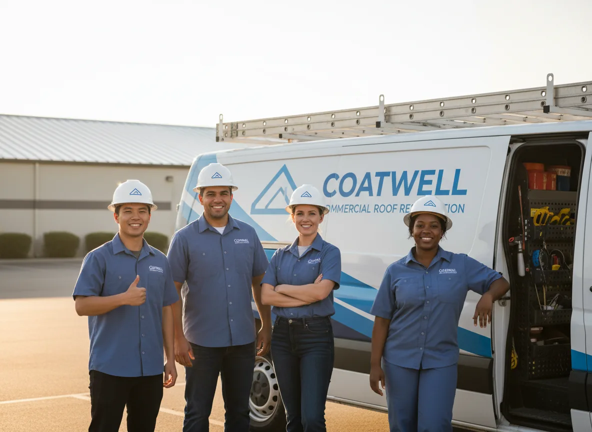 Commercial roof coating company in Warba, MN